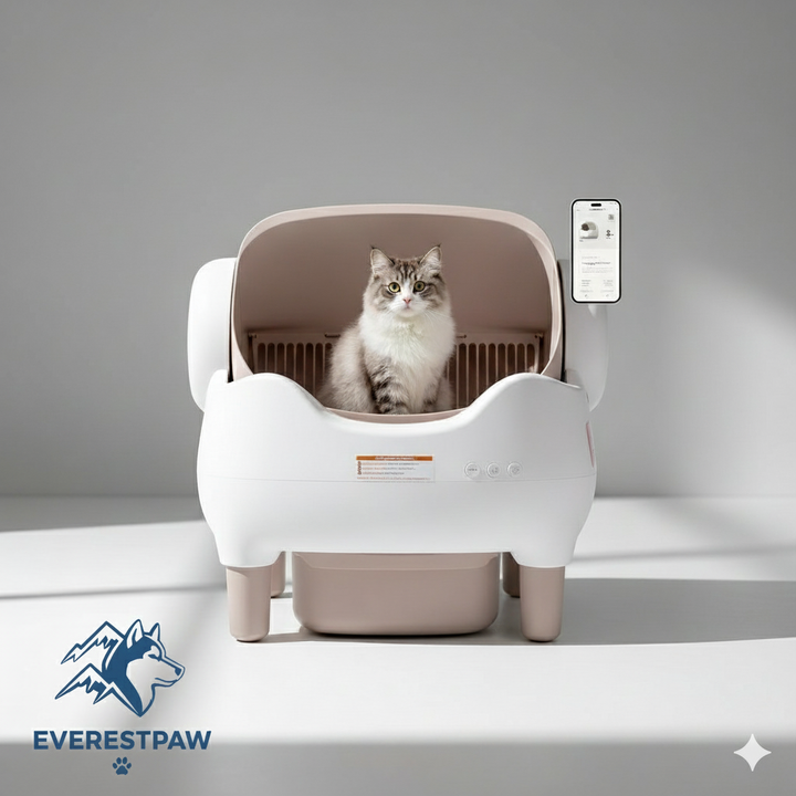 EverestPaw® Self Cleaning Litter Box