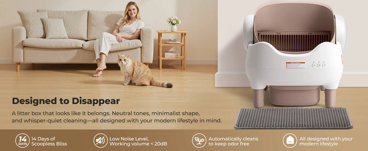 EverestPaw® Self Cleaning Litter Box