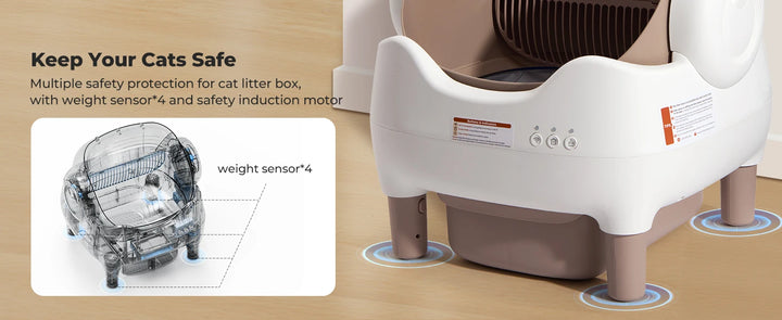 EverestPaw® Self Cleaning Litter Box