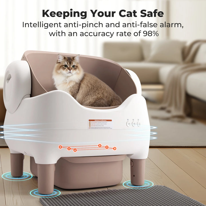 EverestPaw® Self Cleaning Litter Box