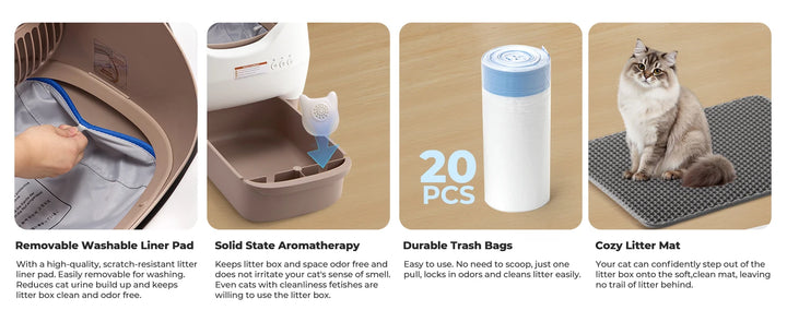 EverestPaw® Self Cleaning Litter Box