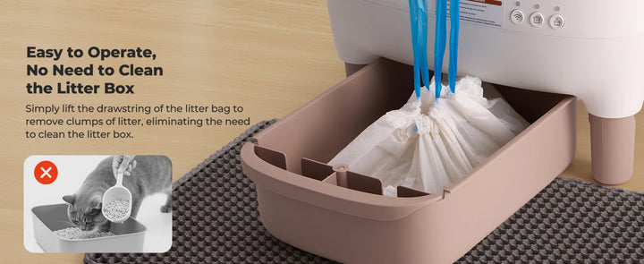 EverestPaw® Self Cleaning Litter Box